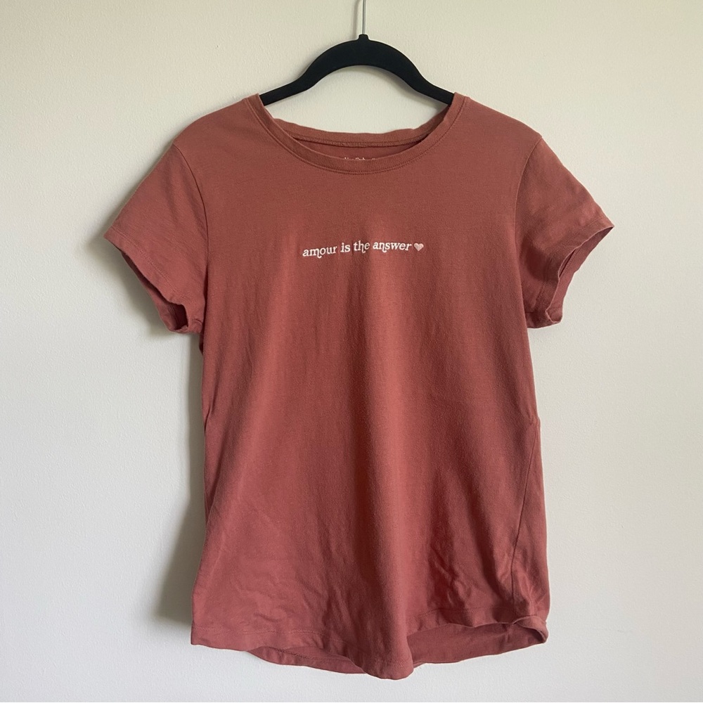 Abercrombie & Fitch ‘amour is the answer’ Tee SIZE MEDIUM - Picture 2 of 5